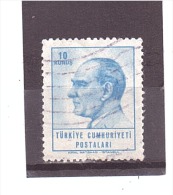 1713   OBL  Y&T  (lAtatürk)  *TURQUIE*  13/04 - Used Stamps