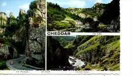 SOMERSET CHEDDAR 3 VUES GORGE LAKE PINNACLES 1970 - Cheddar