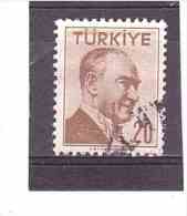 1306  OBL     Y&T  (Atatürkl) *TURQUIE*  13/03 - Used Stamps