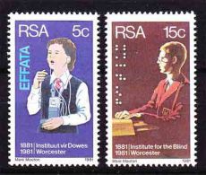 South Africa - 1981 - Institute For The Deaf, Institute For The Blind, Disability - Neufs
