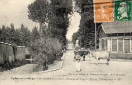 EPINAY SUR ORGE-Route De Paris Allant à Morsang Sur Orge Et Bois De VILLEMOISSON - Epinay-sur-Orge