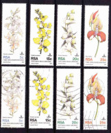 South Africa RSA - 1981 - 10th World Orchid Conference, Flowers - Complete Set MNH And Used - Gebraucht