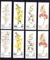 South Africa RSA - 1981 - 10th World Orchid Conference, Flowers - Complete Set MNH And Used - Usados