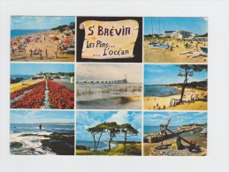 44 - ST-BREVIN Les PINS - Plage Animation Baigneurs Basket-ball - Les Pins Et L'océan N°761 GIOTTENY - Volleybal