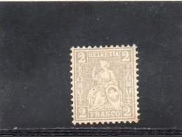 SUISSE 1862 * - Unused Stamps