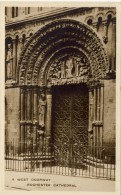 ROCHESTER CATHEDRAL West Doorway  - 2 Scans - Rochester