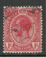 Gold Coast 1913 - 21 KGV 1d Red SG 72......( 1352 ) - Gold Coast (...-1957)