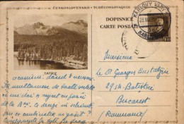 Czechoslovakia- Postal Stationery Postcard 1931 -   Tatry - Postales