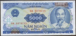 Vietnam 1991 5000 Dong Banknote 1 Piece Electric Power - Vietnam