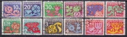 TSJECHOSLOWAKIJE - Michel - 1971 - Nr 92x/103x - Gest/Obl/Us - Portomarken