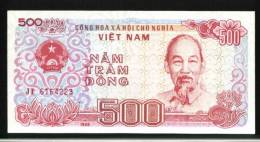 Vietnam 1988 500 Dong Banknote 1 Piece Ship Truck Factory - Viêt-Nam