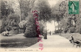 59 - CAMBRAI -  VUE DU JARDIN PUBLIC - Cambrai