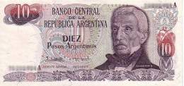 1983-84 Argentina Banknote 10 PESOS UNC 1 Piece - Argentinië