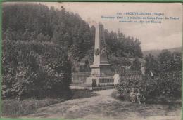 88 BROUVELIEURES - Monument élevé à La Mémoire Du Corps Franc Des Vosges Commandé En 1870 Par Bourras - Brouvelieures