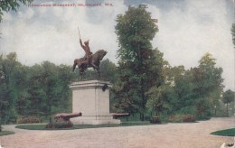 B79319 Kosciusco Monument Milwaukee Wiscounsin USA  Front/back Image - Milwaukee