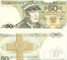 1988 Poland Banknote 50 Zlotych UNC - Poland