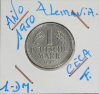 ALEMANIA 1.00  DM AÑO 1950-CECA (  F  )  MONEDA CIRCULADA  - CONSERVACIÓN  ( MBC ) - 1 Mark