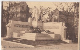 B79820 Molenbeek Bruxelles Belgium  Monument Erige En L Honneur Front/back Image - Molenbeek-St-Jean - St-Jans-Molenbeek