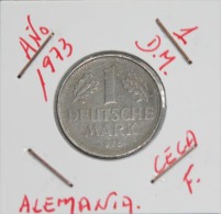 ALEMANIA 1.00 DM AÑO 1973-CECA ( F ) MONEDA CIRCULADA - CONSERVACIÓN ( MBC ) - 1 Mark