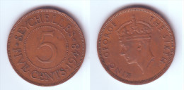 Seychelles 5 Cents 1948 - Seychelles