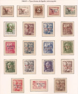 IF37SCSF-L4426-THISTMITOL.Maroc.Marocco..IFNI ESPAÑOL.SELLOS DE ESPAÑA.Franco. 1948/9.(Ed 37/56**) S/c.MUY BONITA. - Mythologie