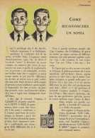 # CARPANO PUNT E MES 1950s Advert Pubblicità Publicitè Reklame Food Drink Liquor Liquore Liqueur Licor Alcohol Bebidas - Manifesti