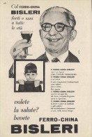 # FERRO-CHINA BISLERI 1950s Advert Pubblicità Publicitè Reklame Food Drink Liquor Liquore Liqueur Licor Alcohol Bebidas - Manifesti