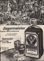 # JAGERMEISTER 1960s Advert Pubblicità Publicitè Reklame Food Drink Liquor Liquore Liqueur Licor Alcohol Bebidas - Affiches