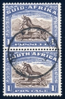 South Africa 1948. 1sh Brown And Chalky Blue (UHB 50A). SACC 61, SG 62. - Unused Stamps