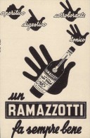 # AMARO RAMAZZOTTI 1950s Advert Pubblicità Publicitè Reklame Food Drink Liquor Liquore Liqueur Licor Alcohol Bebidas - Affiches