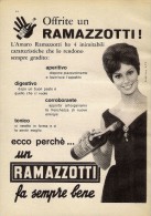 # AMARO RAMAZZOTTI 1950s Advert Pubblicità Publicitè Reklame Food Drink Liquor Liquore Liqueur Licor Alcohol Bebidas - Affiches