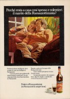 # AMARO RAMAZZOTTI 1960s Advert Pubblicità Publicitè Reklame Food Drink Liquor Liquore Liqueur Licor Alcohol Bebidas - Afiches