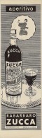 # RABARBARO ZUCCA 1950s Advert Pubblicità Publicitè Reklame Food Drink Liquor Liquore Liqueur Licor Alcohol Bebidas - Poster & Plakate