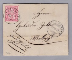 Heimat SG Neu St. Johann 1873-11-18 Auf Brief Nach Wattwyl - Covers & Documents