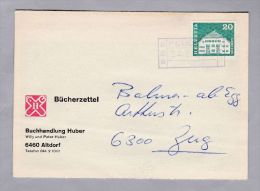 Heimat Uri Flüelen 1972-10-08 Bahnstations-Stempel Auf Bücherzettel - Ferrovie