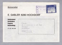 Heimat LU HOCHDORF 1970-10-11 Bahnstations-Stempel Auf Bücherbestellzettel - Chemins De Fer