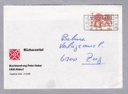 Heimat AG MURI 1978-10-01 Bahnstations-Stempel Auf Bücherzettel - Storia Postale