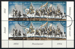 Hungary 1994. Feszty Panorama I. Animals / Horses SPECIMEN Set In Pairs MNH (**) - Varietà & Curiosità