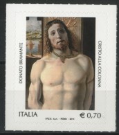 ITALIA / ITALY 2014** - Bramante - "Cristo Alla Colonna - 1 Val. Autoadesivo  Come Da Scansione - 2011-20: Mint/hinged