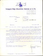 Factuur Facture Brief Lettre  - Verzekeringen Assurances AG - Bruxelles 1960 - Banco & Caja De Ahorros