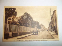 2tvo - CPA N°11 - CARMAUX - Hôpital Des Mines Et Avenue De Monestiès - [81] - Tarn - Carmaux