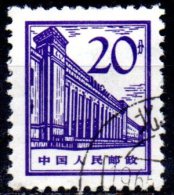 CHINA 1964 Buildings - 20f History Museum FU - Oblitérés