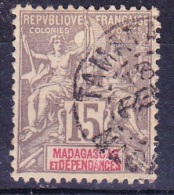MADAGASCAR 1892  YT  44  TB - Oblitérés