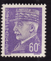 FRANCE  1942  -  Y&T  509   -  Pétain, Type Hourriez, 60c Violet -  NEUF** - 1941-42 Pétain