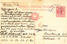 Cartolina Postale Viaggiata X Germania Il 20/2/1878 - Postwaardestukken