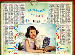 CALENDRIER 1968  IMPRIMEUR OLLER - Grand Format : 1961-70