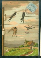 Paysage Champètre , Oiseaux Perchés Illustration Signée " Mailick "   Daz26 - Mailick, Alfred