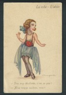 Bompard.  Jolie Fillette. "Pas Trop Decolletée, N'est Ce Pas? / Mica Troppo Scollata, Vero? La Robe/ L'Abito. - Bompard, S.