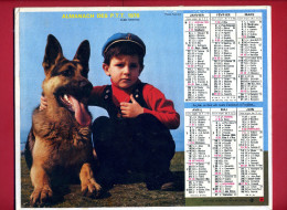 CALENDRIER 1976 IMPRIMEUR OBERTHUR CALENDRIER DOUBLE - Big : 1971-80