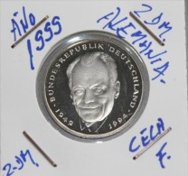 Alemania 2.00  Mark  (Willy Brandt)   Año 1999- ( CECA -F -) - CONSERVACIÓN ( S/C ) PROOF - 2 Marchi